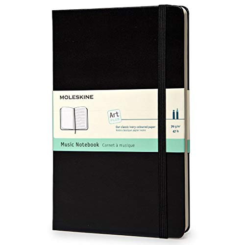 Carnet de musique Moleskine Grand cahier de partition pour compositeur