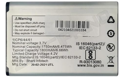 Image of Original LEB024 Battery for Lava Connect M1 4G / KKT Pearl /Bond K11 / Battery with 6 Month Warranty****(R28)