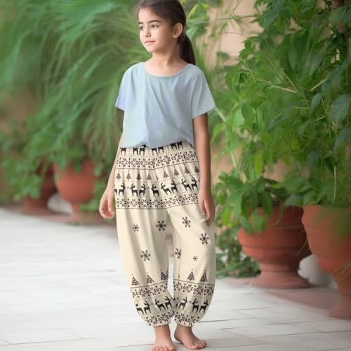 Children's Loose Legged Bloomers Long Baggy Children's Lantern Sports Pants Kids Hiking Pants Dance Lessons3