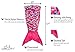 PixieCrush Mermaid Tail Blanket for Teenagers/Adults & Kids Thick, Plush Super Comfy Fleece Snuggle Blanket with Double Stitching, Keep Feet Warm (Large, Pink, Blue, Coral, Purple)