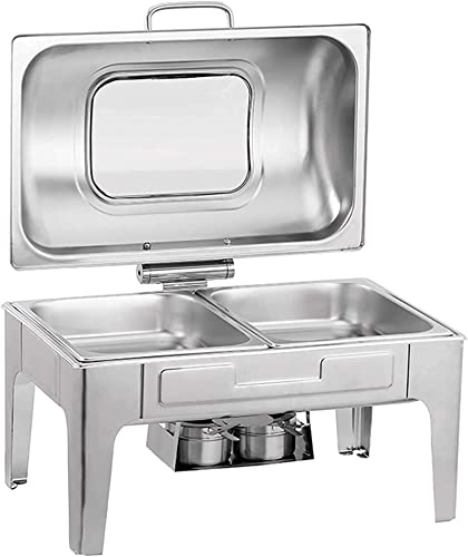 Chafing dish chauffe-plats rectangulaire pour restauration et traiteur