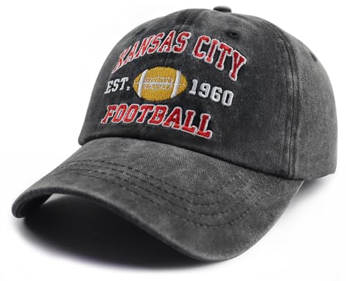 Football Hats for Men Women, Adjustable Embroidered Baseball Cap, Christmas Birthday Gifts for Dad Mom Papa Mama Husband Wife-20 - Image 2