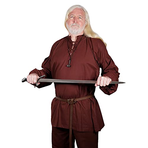 Chemise viking homme pour cosplay LARP et costume de reconstitution médiévale