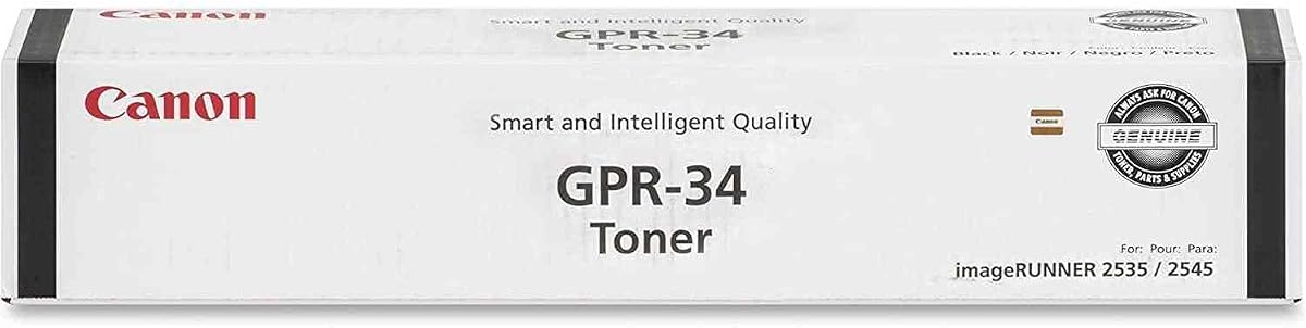 Canon GPR-34 Toner Cartridge - Black