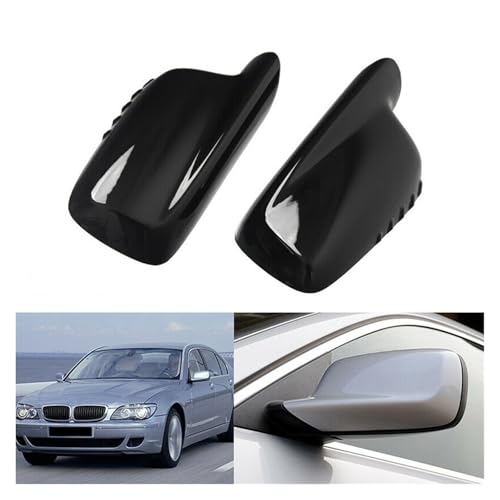 Coque de rétroviseur noir brillant pour BMW E46 Coupé et E65 E66 E67