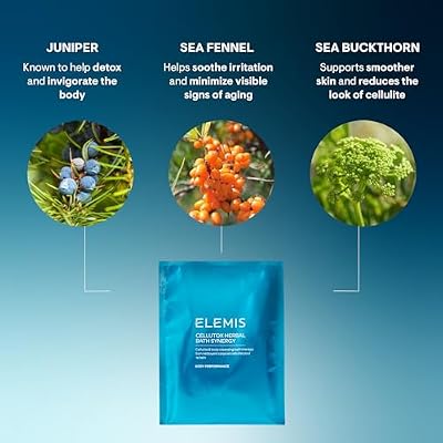 ELEMIS Cellutox Herbal Bath Synergy, 10-Pack Detoxifying Herbal Bath Sachets for Smoother Skin