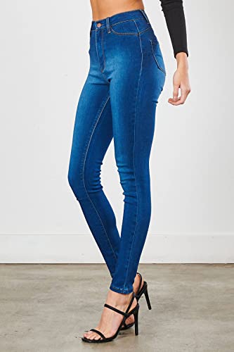 Vibrant Women’s Denim Skinny Jeans – High Waisted Soft Cozy Stretchy Casual Comfy Slim Fit Pants2
