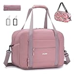 SPAHER British Airways Cabin Bag 40x30x15 Travel Duffle Bag Gym Sports Weekend Maternity Bags for Women Waterproof Overnight Holdall Hospital Flight Bag Carry on Underseat Hand Luggage, Pink