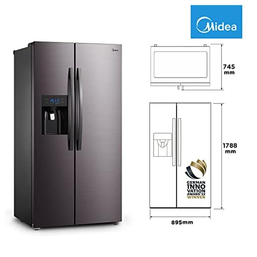 Midea KS-DDX 6.32 WT Kühl-Gefrierkombination