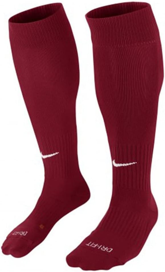 NIKEUnisex U Nk Classic Ii Cush Otc - Team Socks, Multicolored (Team Red White), S UK