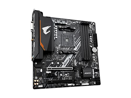 GIGABYTE B550M Aorus Elite Ax (Am4/ AMD/ B550/ Micro ATX/Single M.2/ Sata 6Gb/S/USB 3.2 Gen 1/ Realtek Gbe LAN/Pcie 4.0/ DDR4 Motherboard) - Image 3