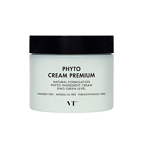 [VT COSMETICS] VT Phyto Cream Premium 1.69 fl. oz. (50ml) - Super Hydrating Moisturizing Balm Cream/Safe Ingredients for Sensitive Skin/Paraben, Mineral Oil, Phenoxyethanol Free
