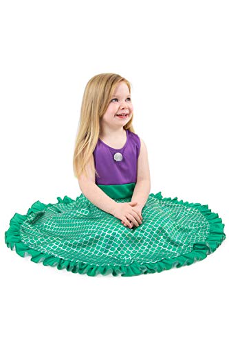 Vestido de Princesa Sirena para Niñas Little Adventures miniatura 5