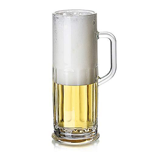 Jarra de Cerveza de Cristal sin Plomo, Jarra de Cerveza Creativa Engrosada | Cervezas clásicas, Jarras de Cerveza, Grandes como un Regalo de Cerveza