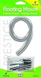 HY-KO Products FM-4CH/9 4 Inch Chrome Floating Mount House Number 9 (Nine), Silver