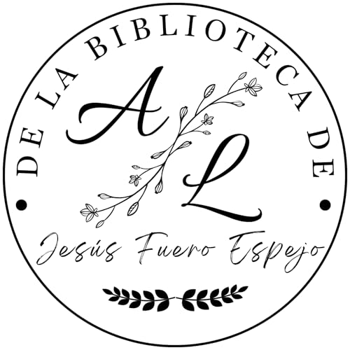 Sello de Libro en Relieve Personalizado, Prensa de Gofrado para Libros | Ex libris | Libro Embosser con Nombre y Logo | Prensa de Relieve Portátil para Bibliotecas Bodas Sobres y Libros