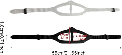 Miniatura 2 de CALIDAKA 2pcs Universal Replacement Part Mask Swimming Goggles Silicone Strap Snorkel,Swimming Glasses Silicone Strap Accessories for Diving
