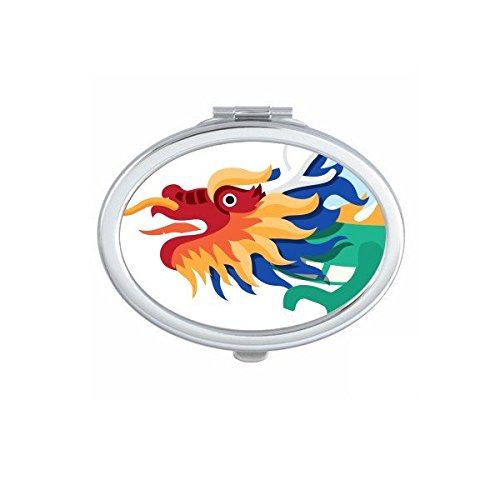 Miroir portable dragon chinois pour corriger votre maquillage partout sans miroir fixe disponible