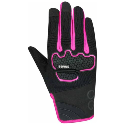 BERING Breeze Mesh Gants de moto pour femmes, schwarz/pink, S