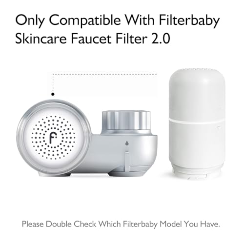 Image of Filterbaby Skincare Filter 2.0 Replacement Cartridge, | Bathroom Sink Faucet Filter Replacement, 99.9% Chlorine Removal, Only Compatible with Filterbaby 2.0, 1 Pack
