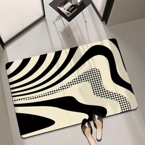 Diatomite stone séchure rapide tapis de douche 60x90cm - 2