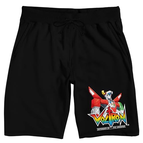 Voltron: Defender of the Universe (1984) Men's Black Sleep Pajama Shorts
