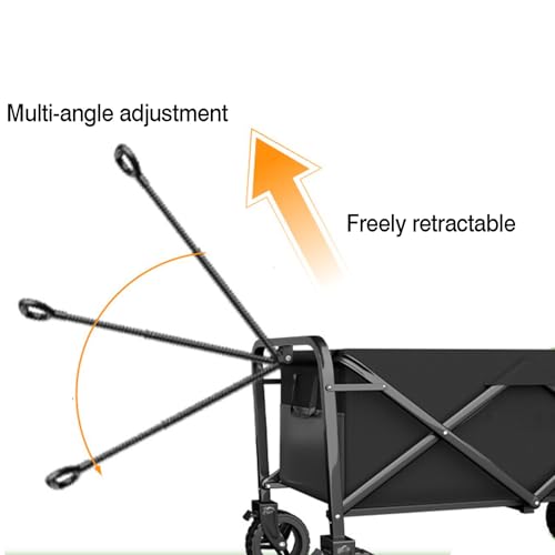 Carro plegable resistente, carrito utilitario ligero 4