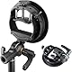 Godox S2 Speedlite Halterung Bowens Halterung für Godox Flash V1 V1Pro AD200Pro AD200 AD400Pro andere Blitzgeräte, präzise Neigungssteuerung S-Typ Blitzhalter für Fotografie Softbox,Regenschirm