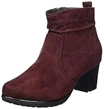 100% Comfort Jana Softline Damen 8-8-25371-25 Stiefelette, Vino, 39 EU