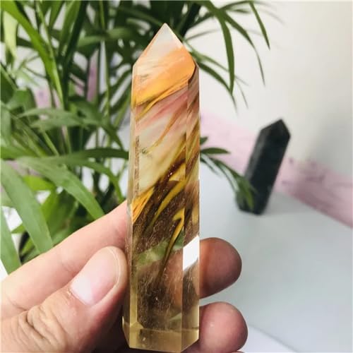 Cristal hexagonal pour rompre la monotonie d'une étagère avec 2 pointes - 2
