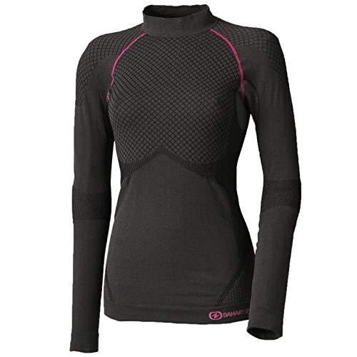 Damart Sport T-Shirt Activ Body 3 Thermolactyl Femme, Noir, X-Large/XX-Large Cover