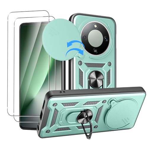 Coque Honor Magic 8 Lite 5G antichoc avec 2 verres trempés et béquille