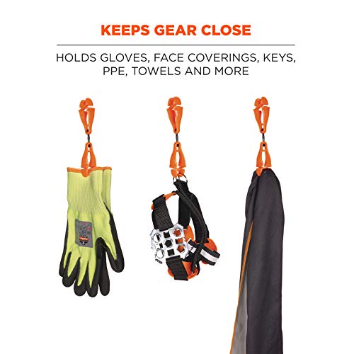 Image of Ergodyne Squids 3420 Swiveling Glove Clip Holder with Dual Clips