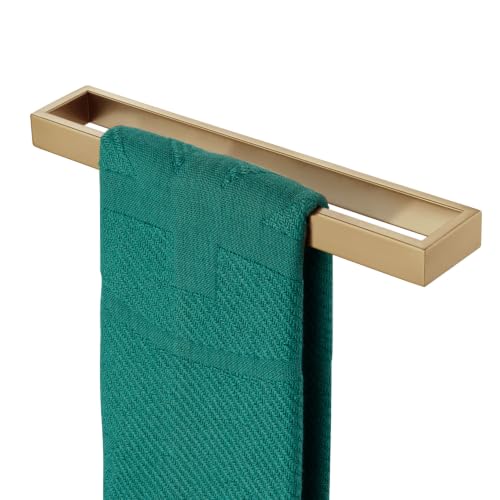 Image of KOKOSIRI Towel Holder 12-Inch Hand Towel Bar Wall Mount Kitchen Rack Champagne Bronze Stainless Steel for Bathroom Hardware, 1 Pack B4008CPG-L12