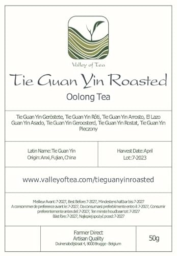 Tie Guan Yin Oolong Tee - Geröstet Blauer Tee Ti Kuan Yin China - Chinese Wu Long Tee Tieguanyin - Blaue Tee Olongh Tee Olongo Tee