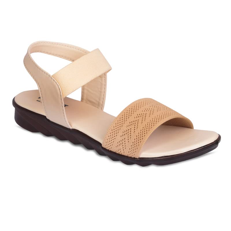 Image of Womens Stylish Fashion Fancy & Office wear Sandals, Comfortable Casual Open Toe Flats Slipper for Women's /Girls, Durable Design, Suitable for Summer & Winter, Wedges Sizes 3UK - 8UK