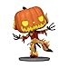 Funko Pop! Disney: The Nightmare Before Christmas - Pumpkin King 1357 Sticker Special Edition Glow InThe Dark