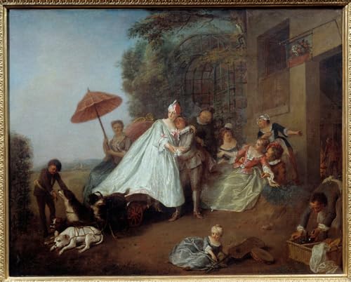 Tableau Impressions d'art Mural Nicolas Lancret pour sublimer votre chambre vintage