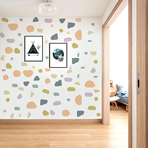 Runtoo Colorful Dots Bohemian Terrazzo Modern Geometric Abstract Wall Stickers for Living Room Bedroom Kids Room Home Decor - Image 2