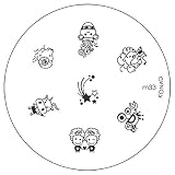 stampingschablone M33 signe astrologique Asia de Chine Konad – Cute Nails