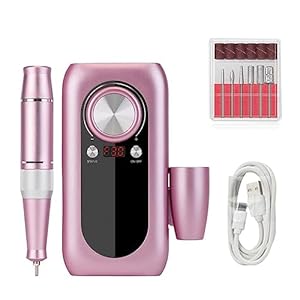 Electric Nail Drill, Electric Nail Drill Machine, 30000RPM Pro Manicure Machine, Apparatus for Manicure, Pedicure Kit Nail File with Cutter Nail Tool Easy to Use, for Acrylic and Removing Gel Polish