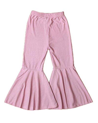 Castle Rose Boutique Soft Denim Bell Bottoms Mauve (9-12 Months)