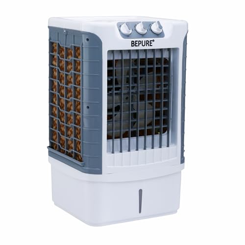 Image of Bepure Brisco 12L Air Cooler | Air Delivery upto 1500 M3 /H | Low Noise Operation | Low Power Consumption | 3 Side Honeycomb Cooling Pad