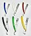 6 x Turkish Cut Throat Razor/Straight Modern Shaving Shavette (6 pcs Perma-Sharp razor blade (Gift)