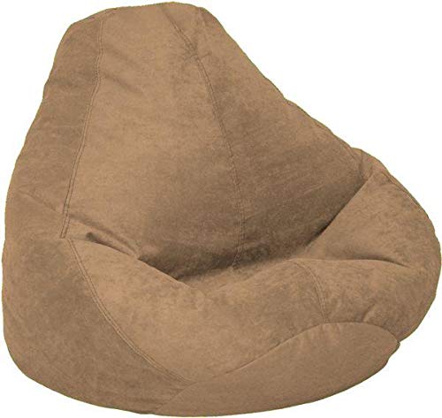 ComfyLarge Seude Cream Bean Bag