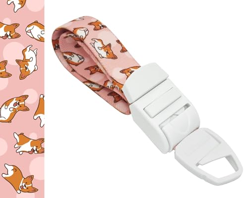 ROLSELEY Professioneller medizinischer Venenstauer mit Schnalle mit schneller und langsamer Entriegelung, latexfreiem Gummiband, NIEDLICHER CORGI WELPE Muster, Krankenschwester-Geschenkidee
