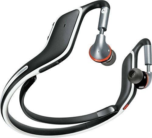 Motorola S11-Flex HD Wireless Stereo Bluetooth Headset (Black & White) - Bulk Packaging