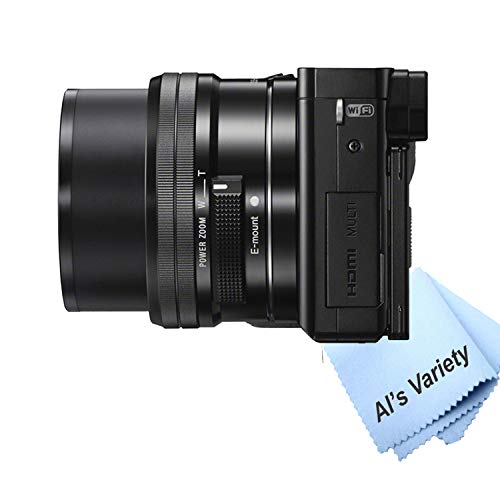 Sony Alpha a6000 Mirrorless Digital Camera with 16-50mm Lens + 32GB Card, Tripod, Case, and More (18pc Bundle) - Thumbnail 3