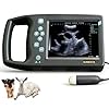 A8 Portable Veterinary Ultrasound Machine for Pregnancy Check,5.7” HD Display ,Beginner-Friendly Handheld Scanner for Dogs,Pigs,Sheep & Farm Use,with Waterproof Probe &Carrying Case (Mechanical Probe)