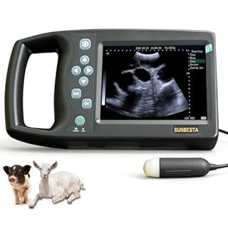 A8 Portable Veterinary Ultrasound Machine for Pregnancy Check,5.7” HD Display ,Beginner-Friendly Handheld Scanner for Dogs,Pigs,Sheep & Farm Use,with Waterproof Probe &Carrying Case (Mechanical Probe)
